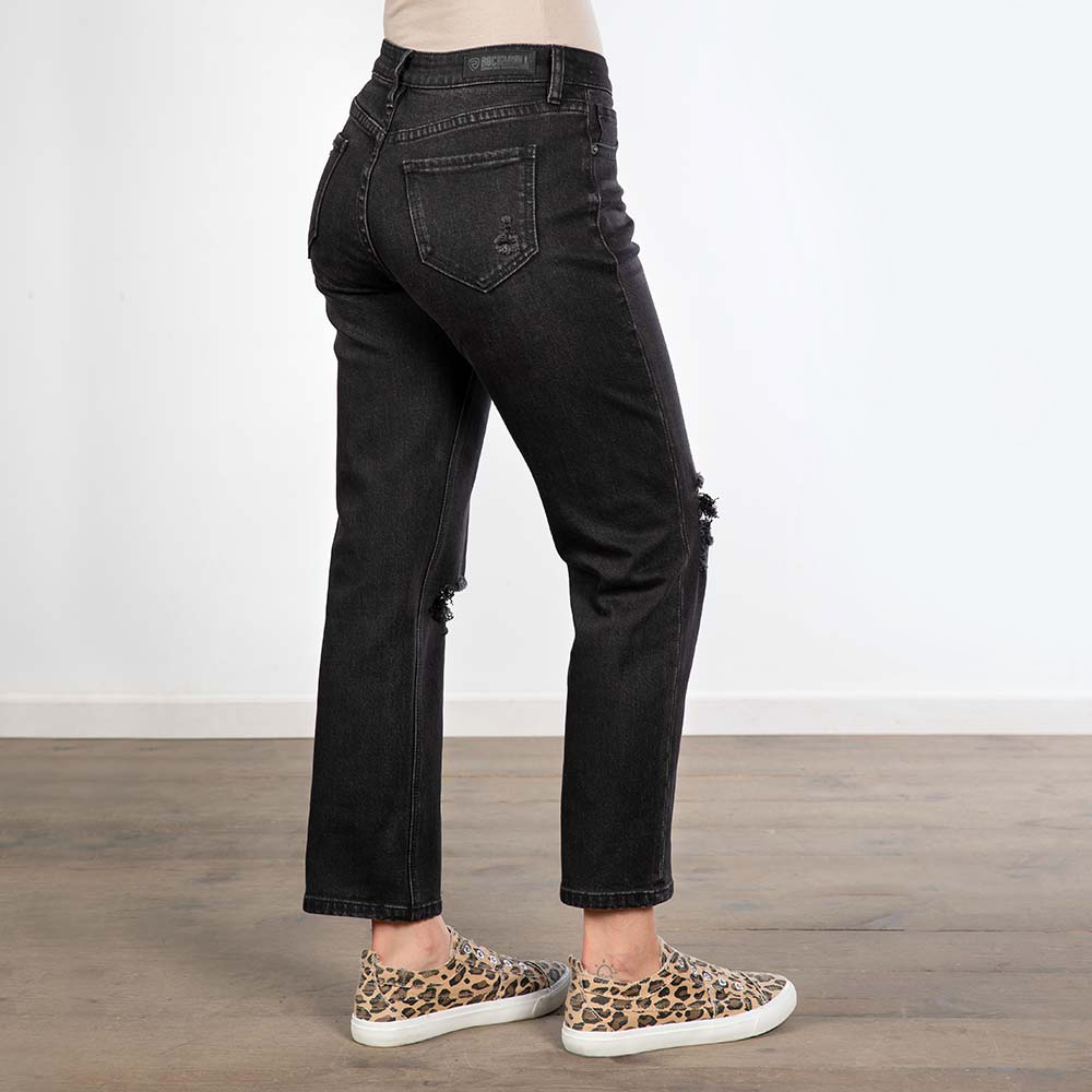 Black Cowboy Western Jeans | Rod's