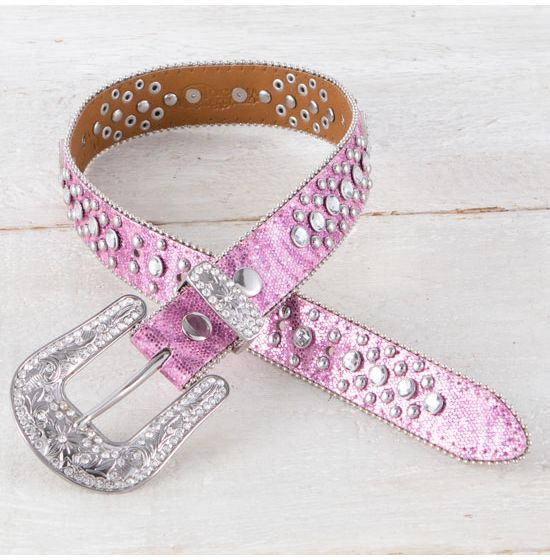 Sparkly belts new arrivals