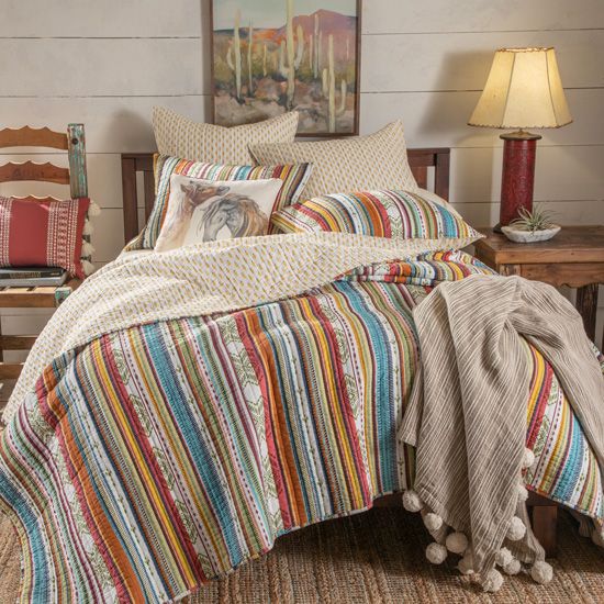 Wyeth Western Stripe Bedding Collection