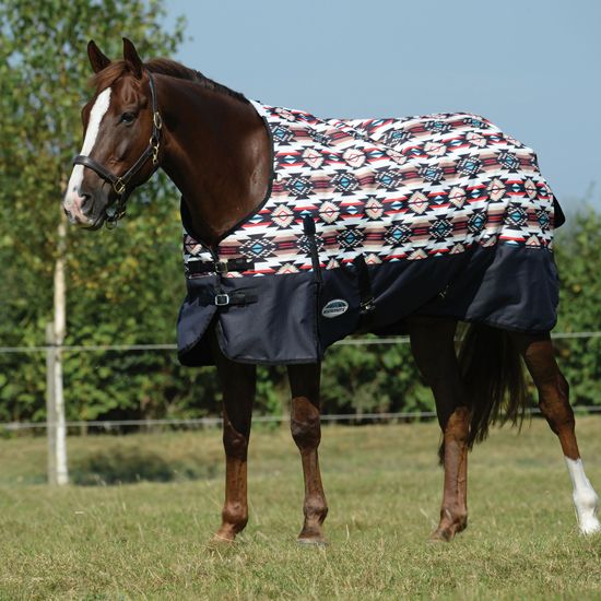 Weatherbeeta Diamond Navajo Print Comfitec Ess Std Neck Med Wt Blanket