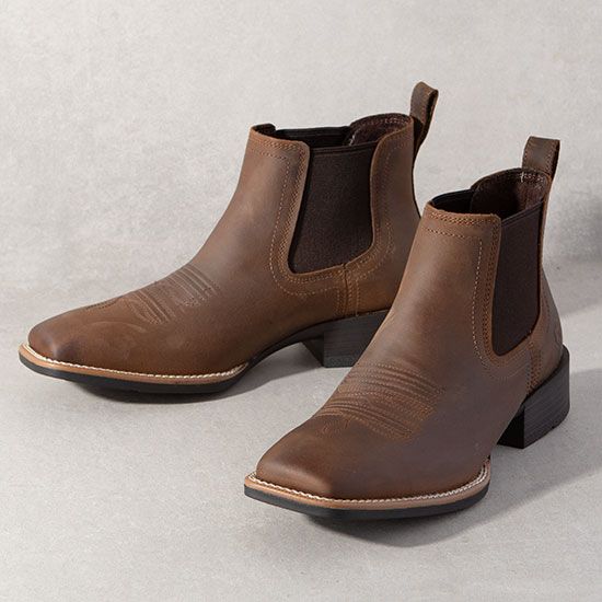Ariat Distressed Tan Booker Ultra Boots