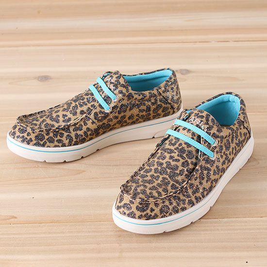 Ariat Sparkle Leopard Kids Hilo Shoes