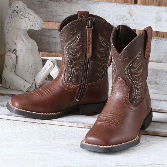 Ariat Toddler Sorrel Crunch Amos Easy Fit Boots