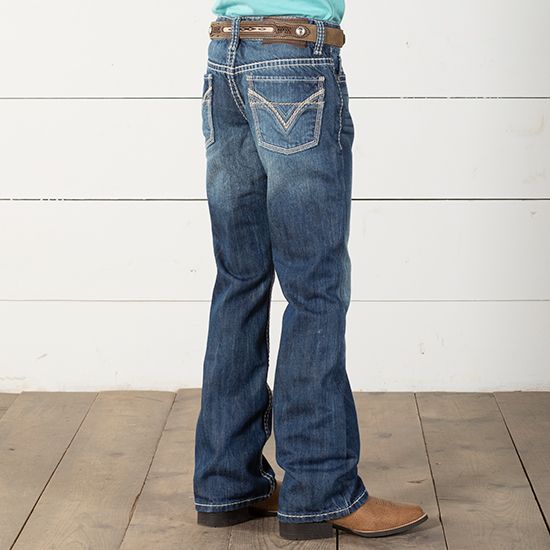 Rock & Roll Denim Cowboy Raised Double V Jeans