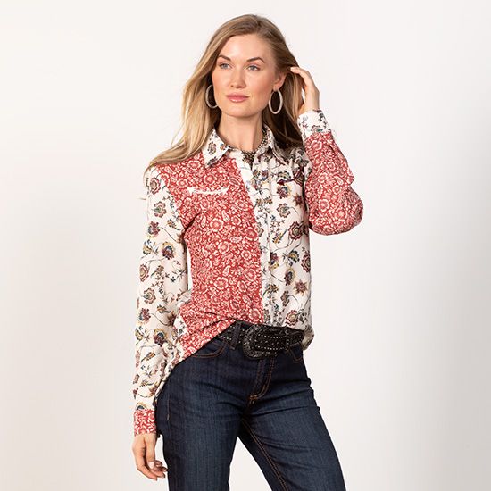 Mixed Matched Floral Top