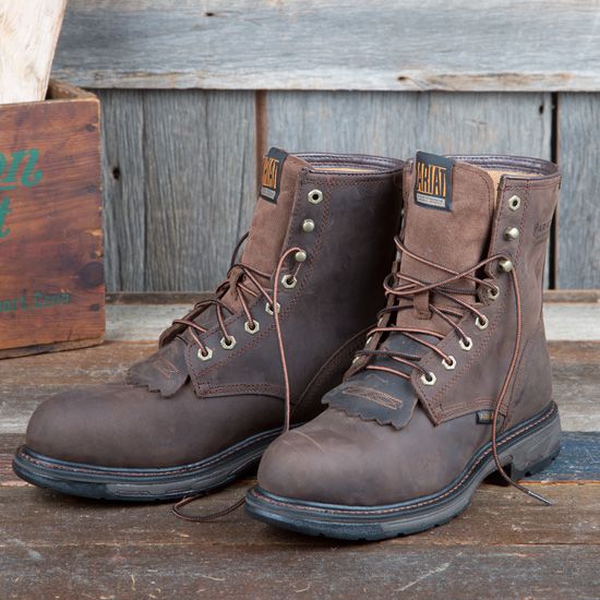 Lace up western work boots hot sale
