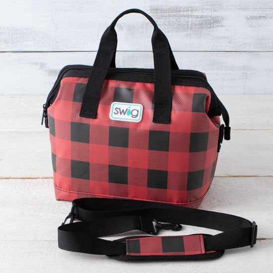 Swig Buffalo Plaid Cooler