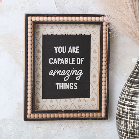 Capable of Amazing Things Framed Wall Art