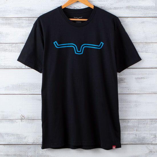 Mens' Kimes Ranch Black and Blue Outlier T-Shirt