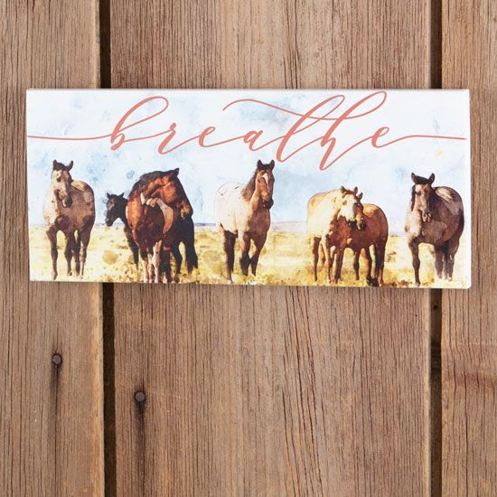 Breathe Horses Wall Art
