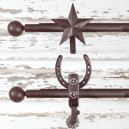 Vintage-Look Rod Holders & Rod Set