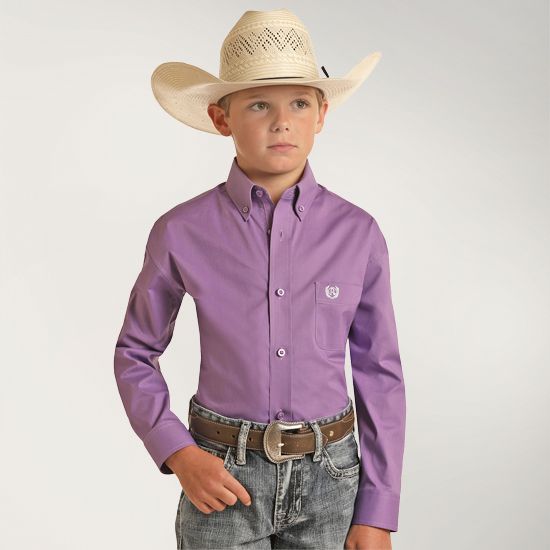 Panhandle Boys' Purple Rain Shirt