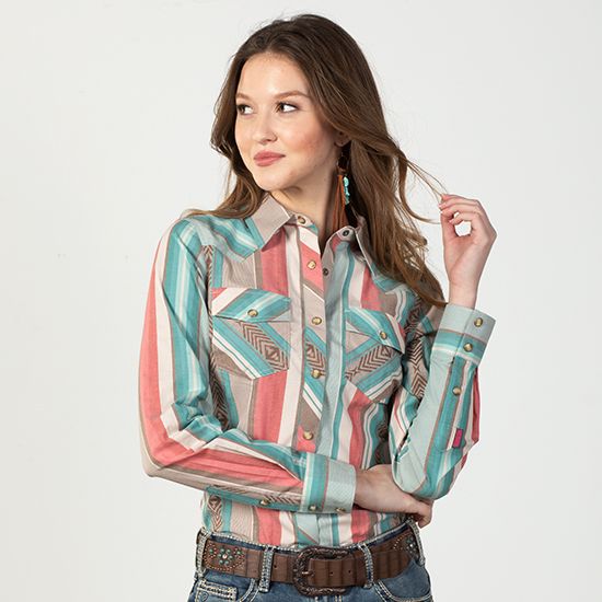 Rock & Roll Cowgirl Danielle Stripe Top