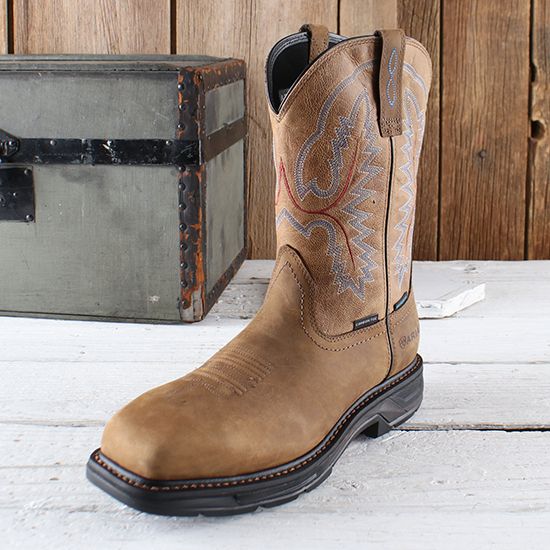 Ariat Distressed Brown Workhog XT H2O Boots