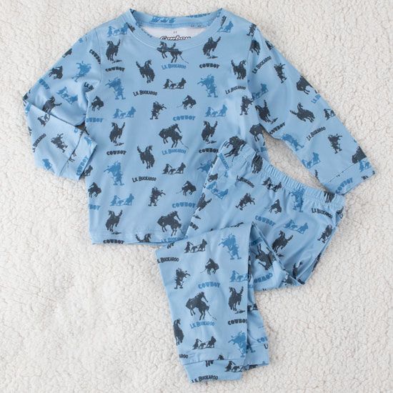 Bucking Cowboy Infant & Toddler Pajamas