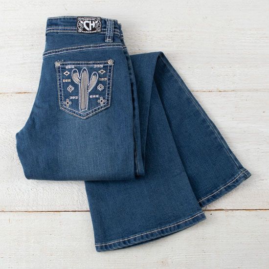 Cute And Cactus Girls' Jeans