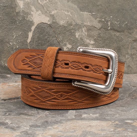 Tony Lama Navajo Tooled Belt