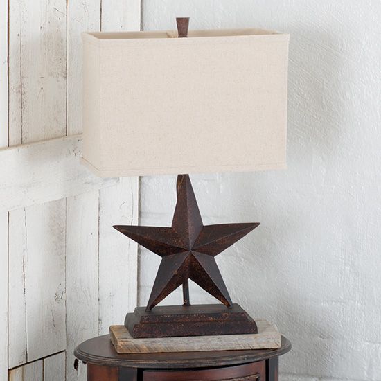 Bronze Star Table Lamp