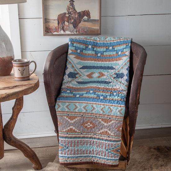 Sedona Spring Quilt Throw Blanket
