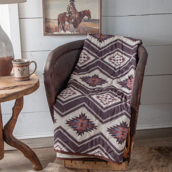 Mesa De Maya Quilt Throw Blanket