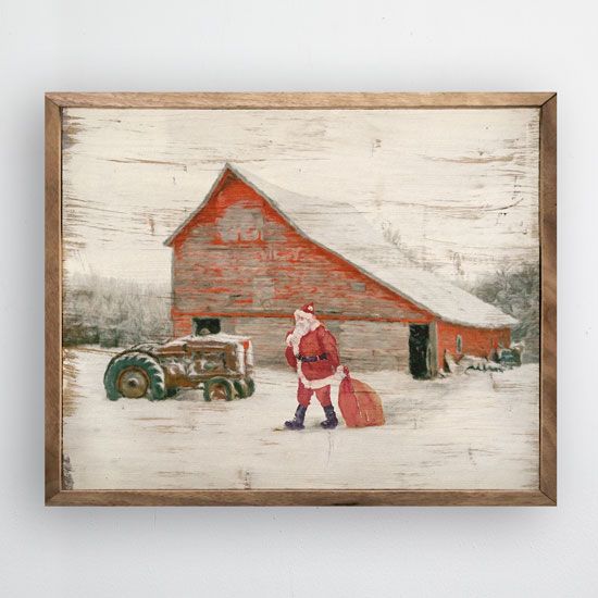 Santa on the Farm