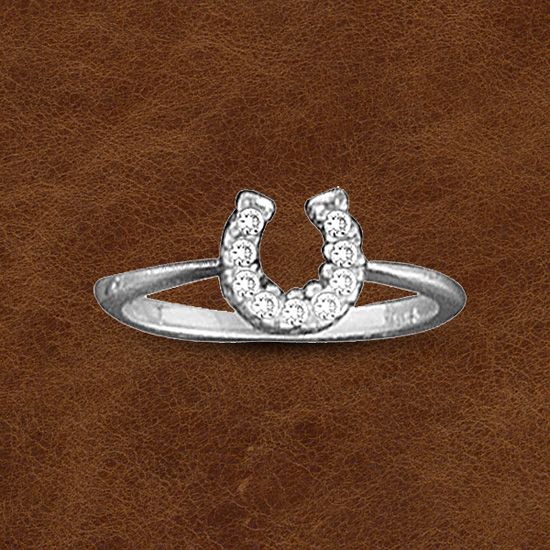 Kelly Herd Baby Horseshoe Ring