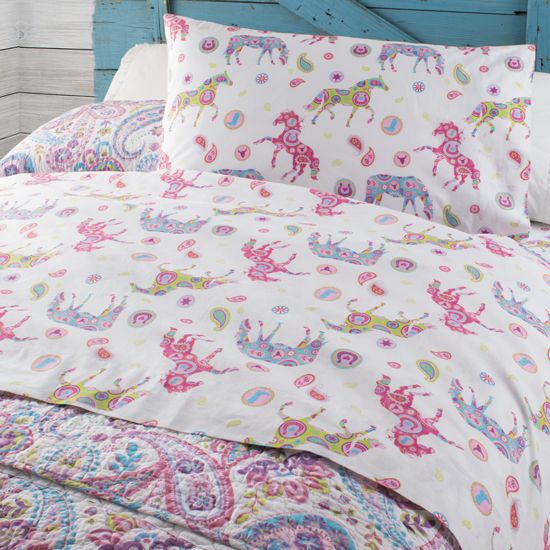 Pony Paisley Sheet Set