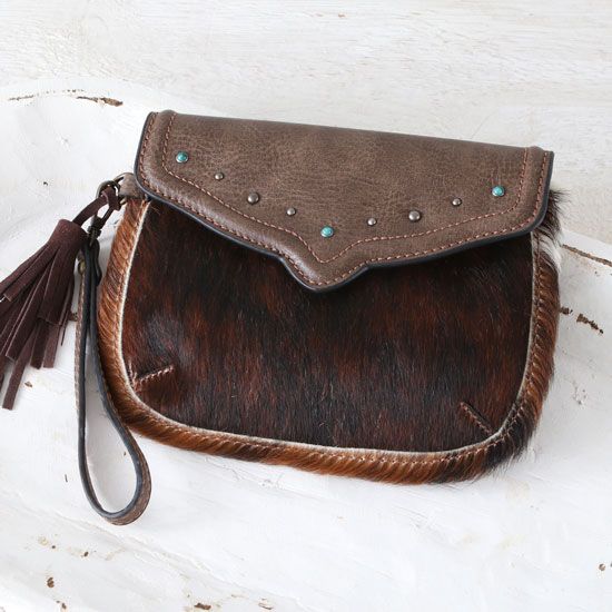 Tony Lama Cowhide Wristlet
