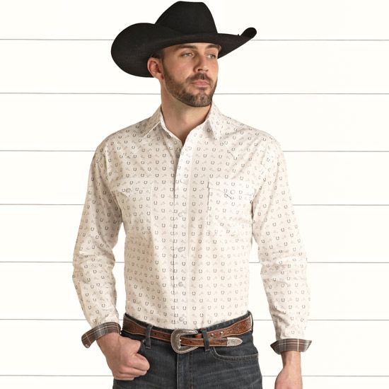 Panhandle Rough Stock Spurs And Horseshoes Shirt