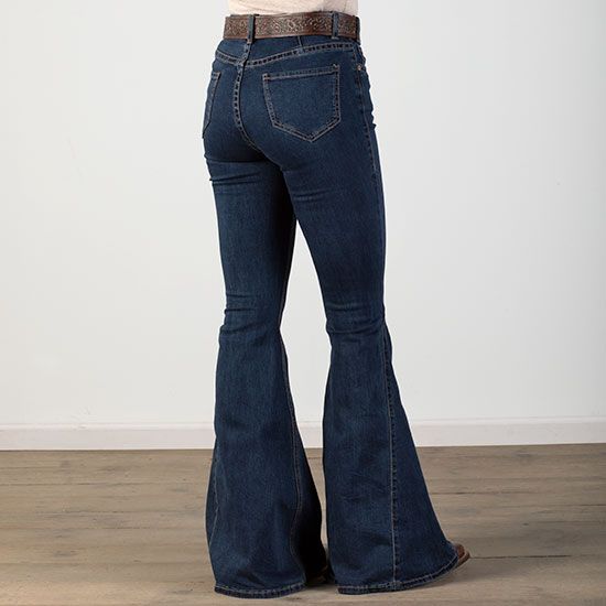 Rock & Roll Cowgirl High-Rise Flare Bell Bottom Jeans