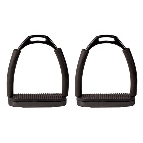 Black Jointed Stirrup Irons