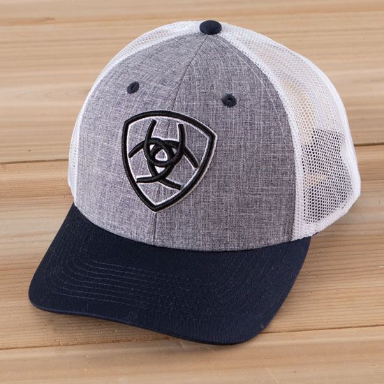 Ariat Grey Snap Back Cap