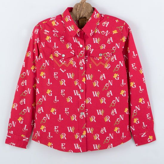 Wrangler Girls' Spell It Out Top