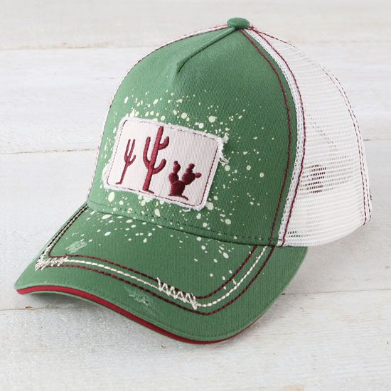 Cruel Girl Tri Cactus Trucker Cap
