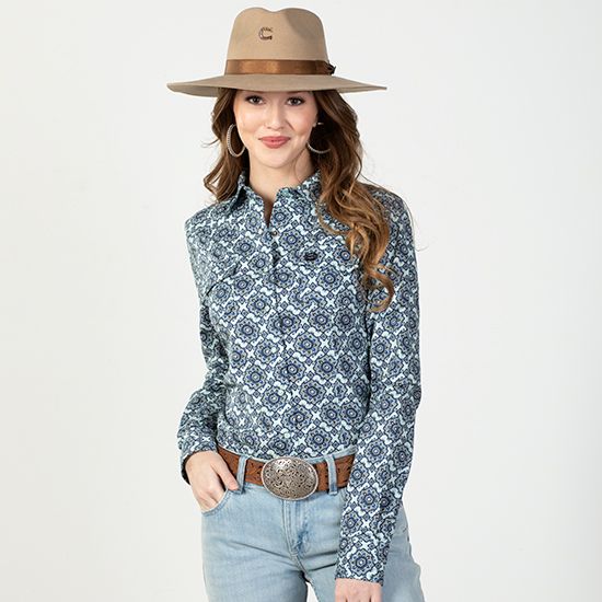 Cinch Monaco Blue Top