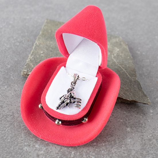 Girls Barrel Racer Necklace