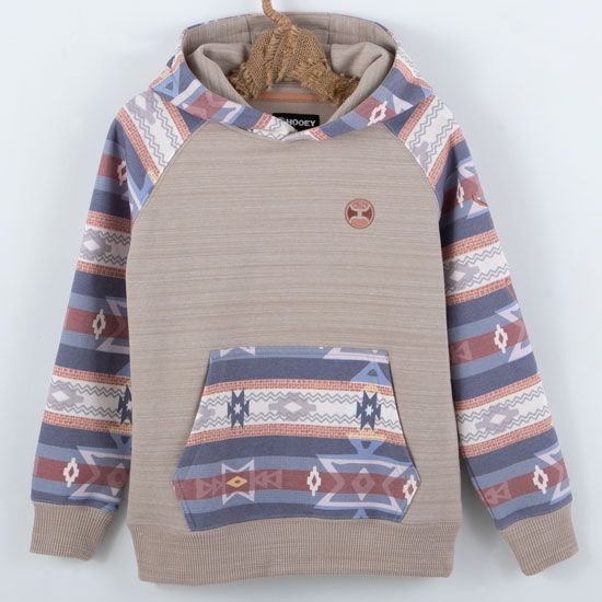 Hooey Girls Cream Summit Hoodie
