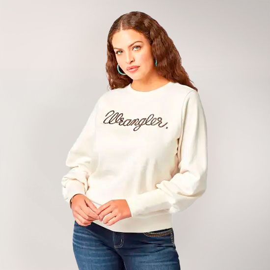Wrangler Retro Gold Rope Logo Pullover