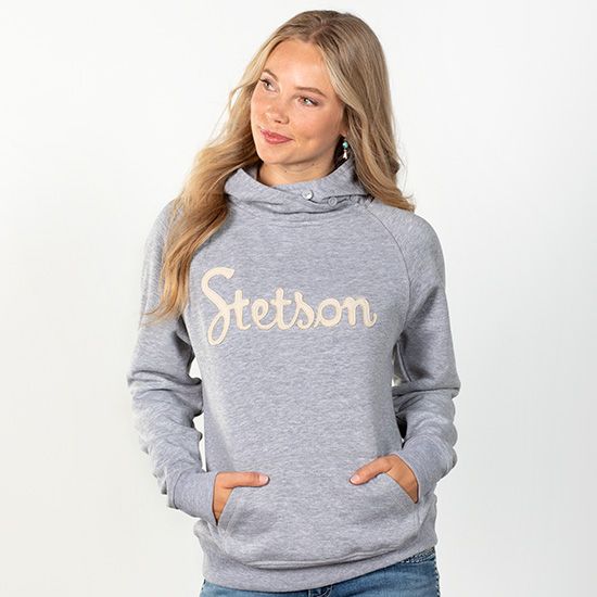 Stetson Logo Grey Hoodie