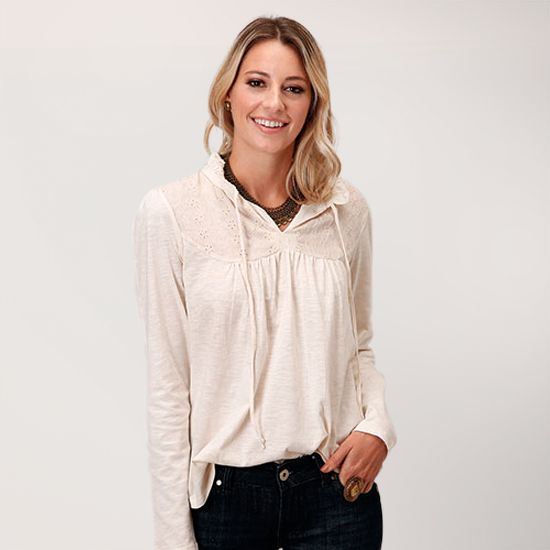 Roper Victorian Cream Top