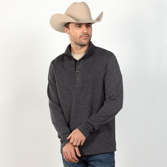 Stetson Bonded Grey Pullover