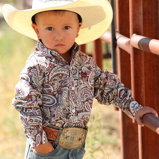 Cinch Infant And Toddler Calgary Paisley Shirt