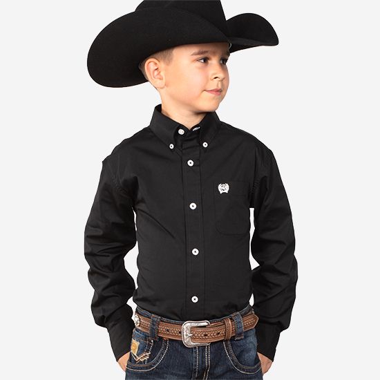 Ropey Of Denver Colorado Embroidered Western Shirt Kids Large 12-14 Youth L