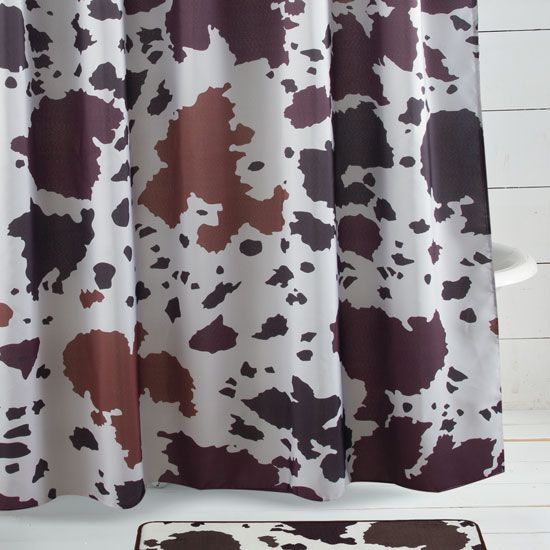 Cow Print Shower Curtain
