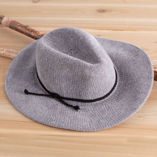 Gray Panama Hat