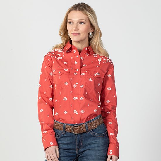Wrangler Retro Americana Red Top
