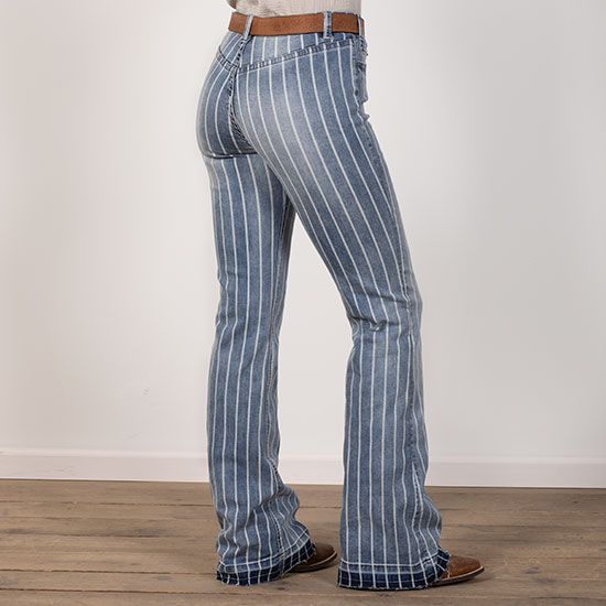 Rock & Roll Cowgirl Pinstripe Trousers