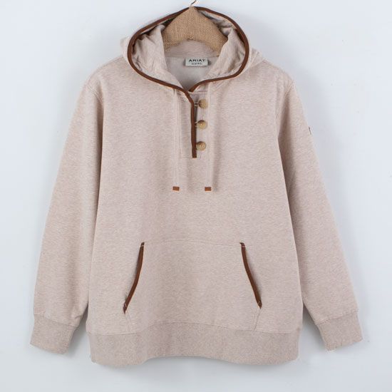 Ariat REAL Elevated Oatmeal Plus Hoodie