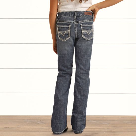 Rock & Roll Cowgirl Girls' Ella Bootcut Jeans