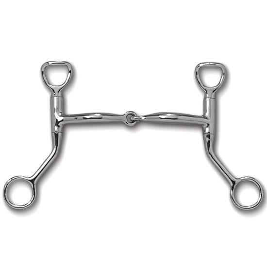 Myler HBT Shank Single Joint MB 09 Snaffle Bit